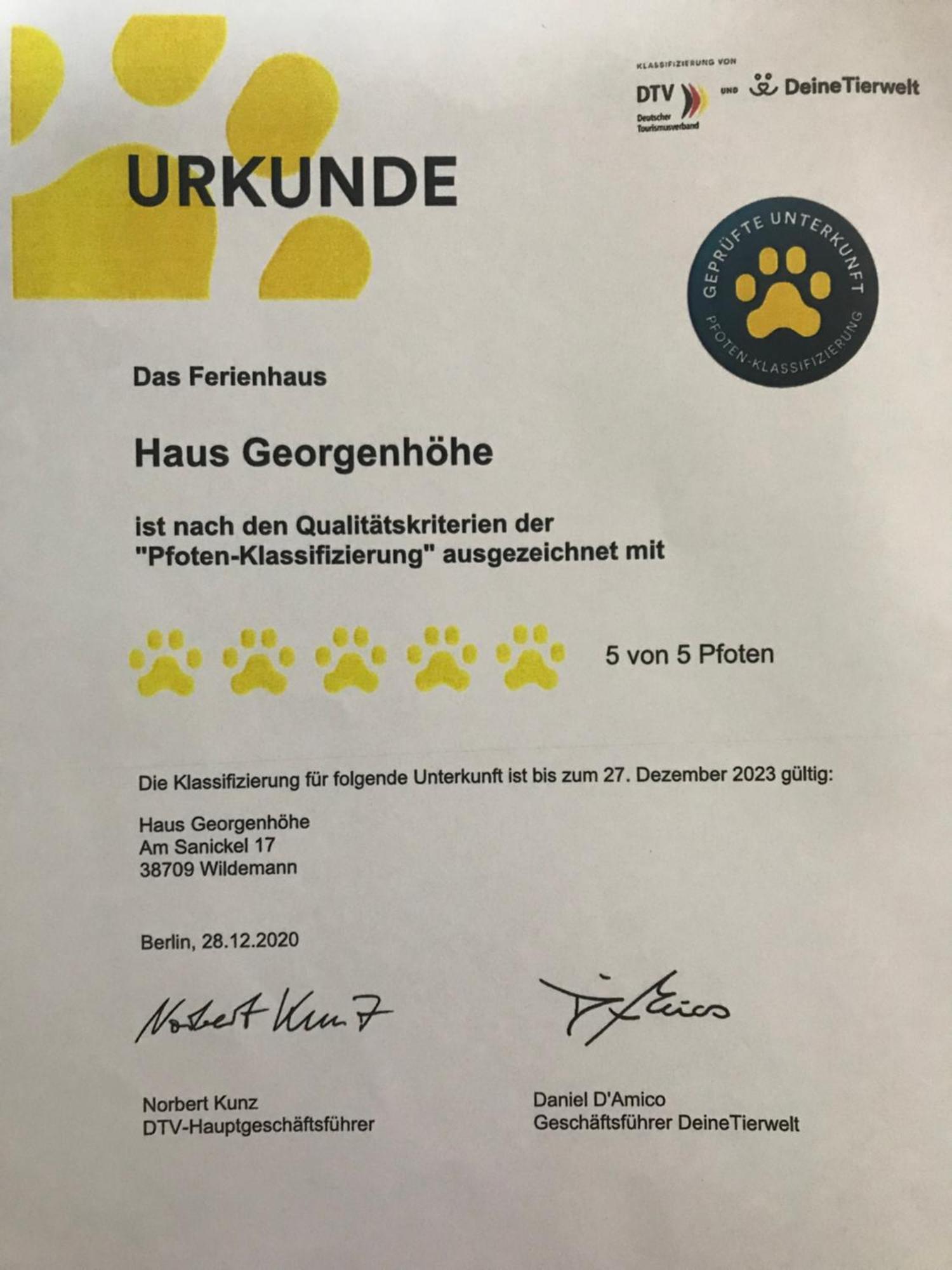 Haus Georgenhöhe Wildemann Exterior foto